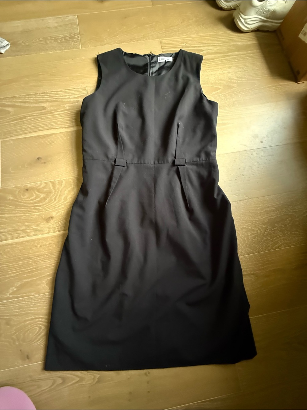 Calvin Klein Sleeveless Black Maxi Sheath Dress